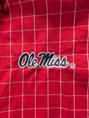 Ole Miss KA KNIGHTS APPAREL Men's Button Up Shirt. Size Lg  (42-44) Long Sleeves